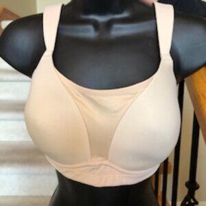 Brooks Moving Comfort Luna Activewear Athletic Sports Top Nude Sz 32DD NWOT